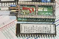 C64 Flash-Adapter Kernal ROM switch, top view