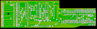 Empty drive PCB, parts side, scanned bottom-up