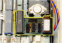 Drive PCB, solder side