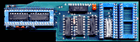 Drive PCB partially disassembled, parts side